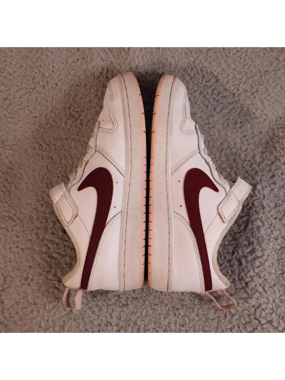 Nike Court Borough Low 2 PSV Sz 3 Youth White BQ5451-120 3Y